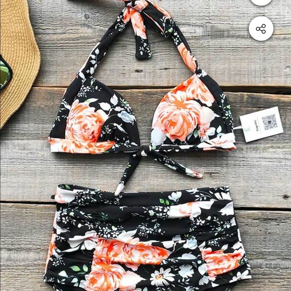 Cupshe Other - ✨NWOT Cupshe Faint Fragrance High Waisted Bikini